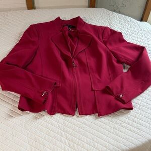 White House Black Market Deep Pink Blazer